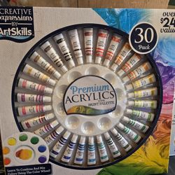 30 Ct Acrylic Paint Set 