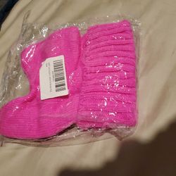 Pink Beanie New
