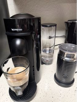 Nespresso VertuoPlus Coffee and Espresso Machine with Milk Frother - $90