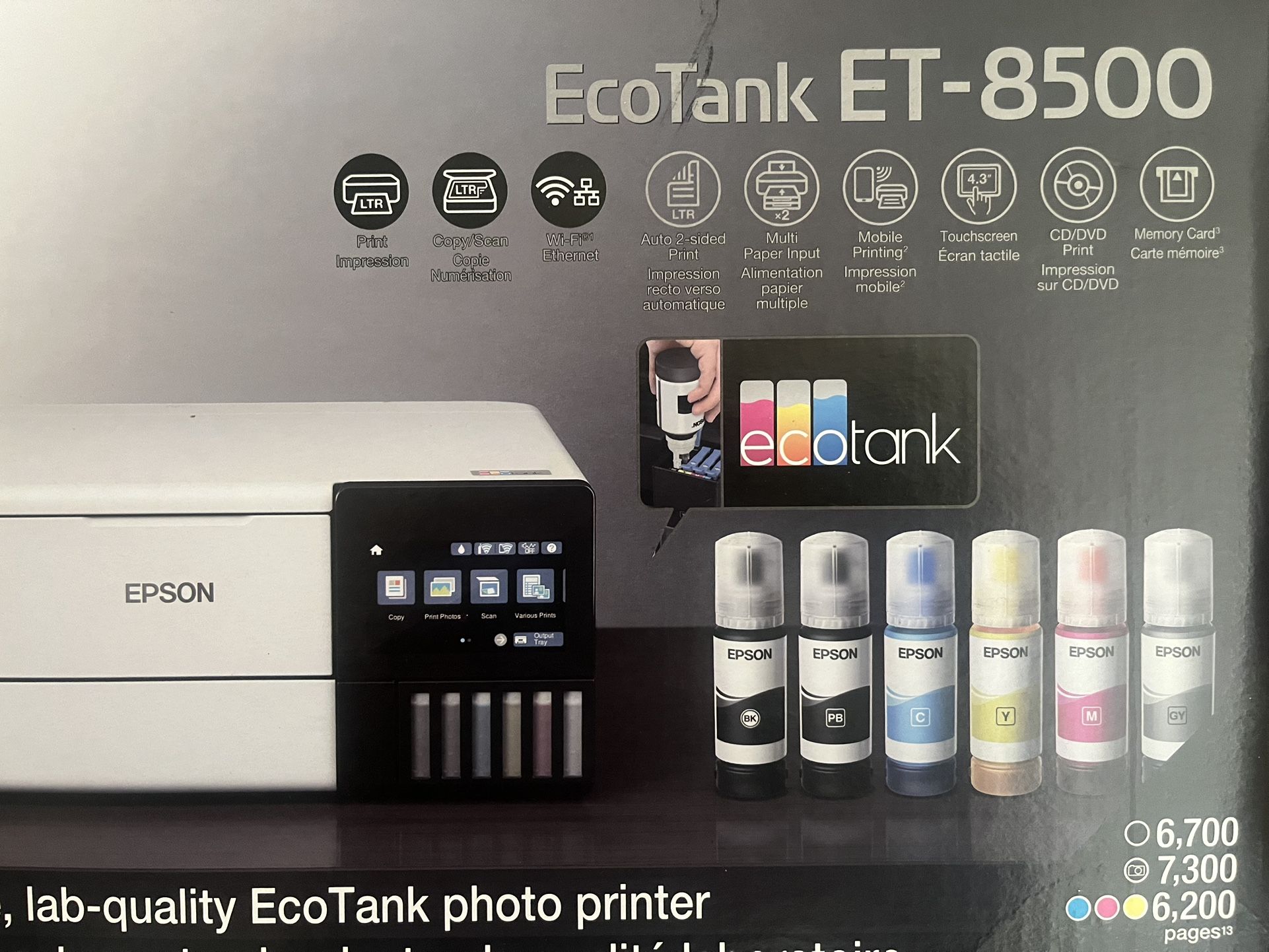 Epson 8500 Eco tank