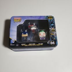 Funko Pocket Pop! DC Comics Set of 3 Batman,Harley Quinn,The Joker