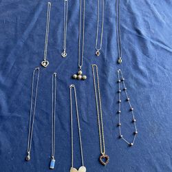 Sterling Silver Necklaces With Pendants