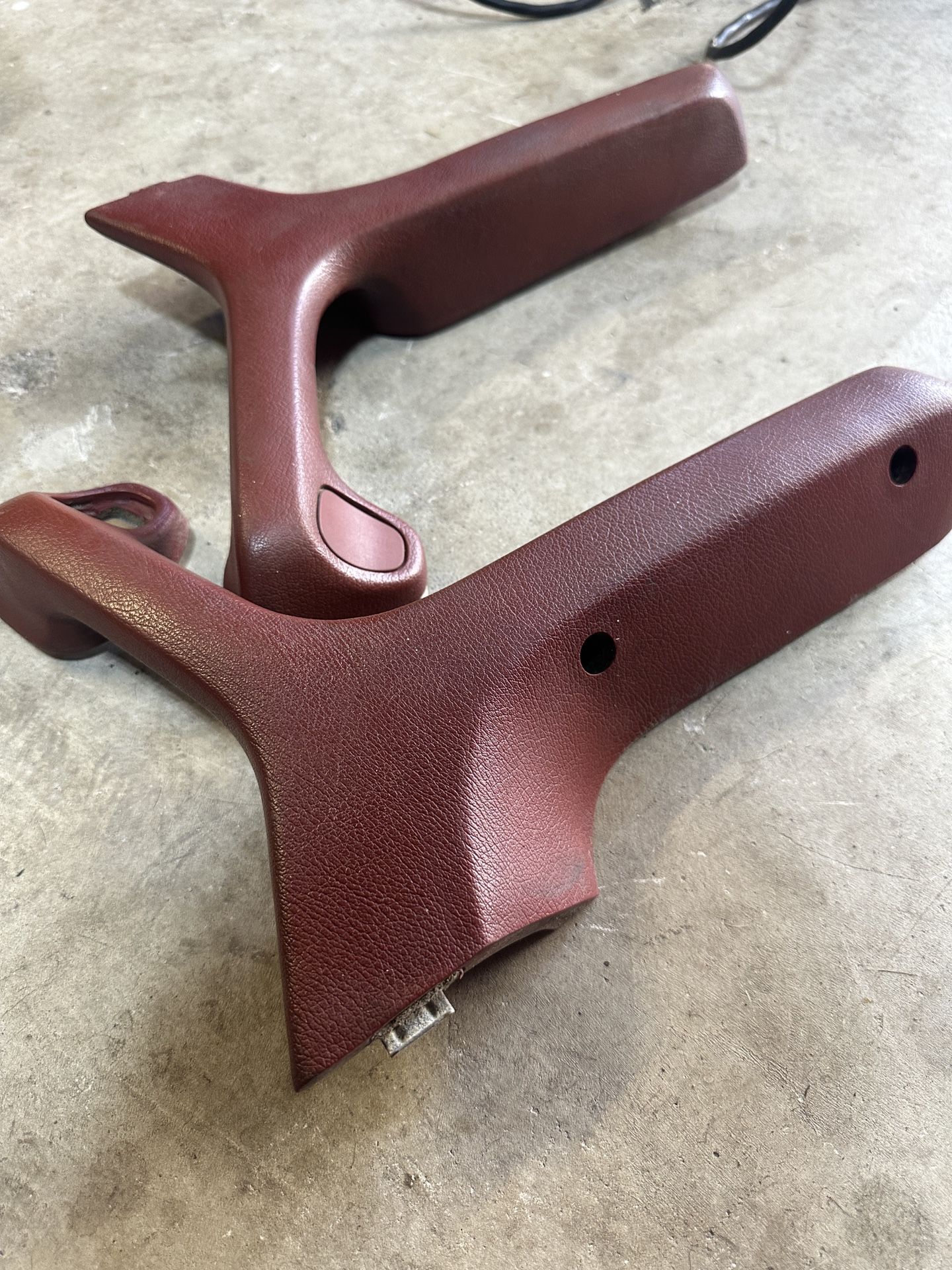 E30 Cardinal Red Coupe Door Handles