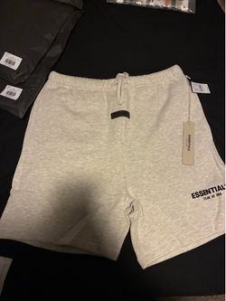 Brand New Fear of God Essentials Light Grey Shorts