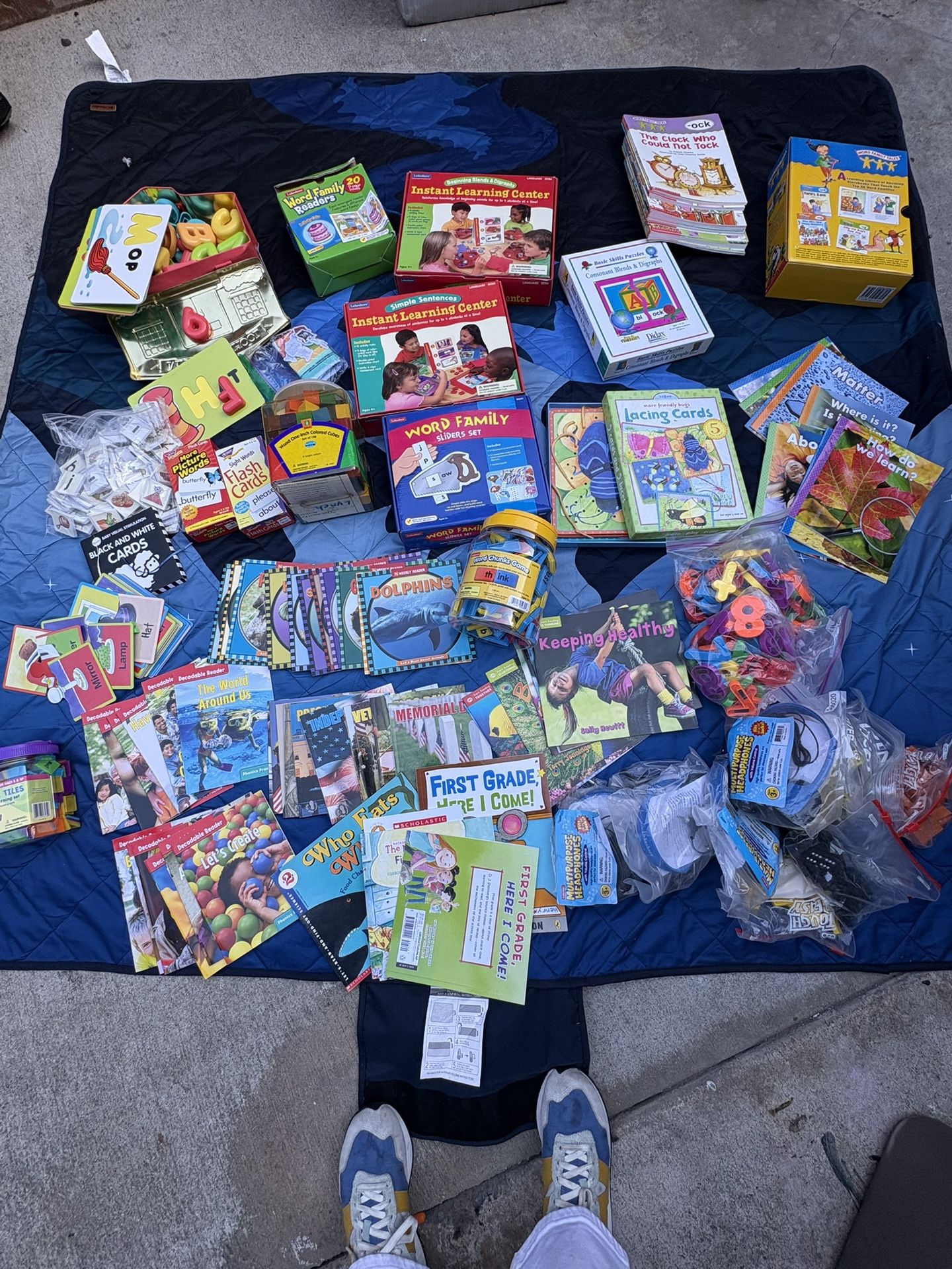 Huge Lot Of Teachers Supplies Homeschool Educational Materials Books And Toys