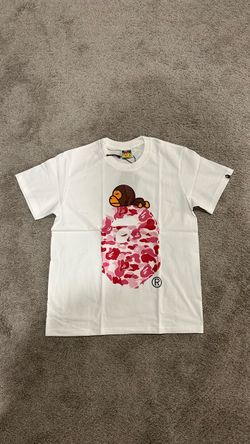 BAPE Milo on Ape Head Pink Camo T-Shirt-Small