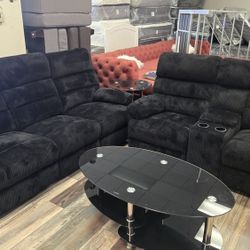 Recliner Set : Sofa, Love Seat, Chair 
