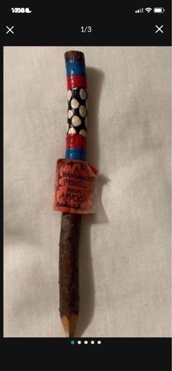 Rare Vintage African Handmade Pencil