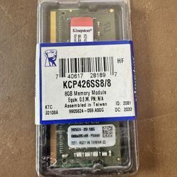 $50 New Kingston KCP424SS8/8 8GB (1x8GB) RAM DDR4 2400MHz