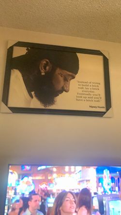 Nipsey hussle framed picture