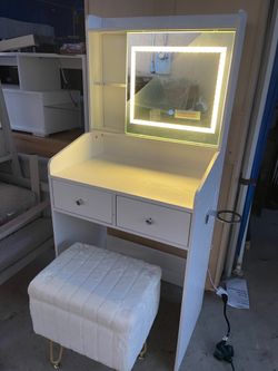Newly assembled makeup vanity for sale