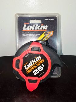 Crescent Lufkin L625SC-025 Tape Measure, 25' ft, 1" in W Blade, Steel Blade, ABS Case, Hi-Viz