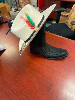 Set de Botas vaqueras y sombrero Sinaloa de 2000X