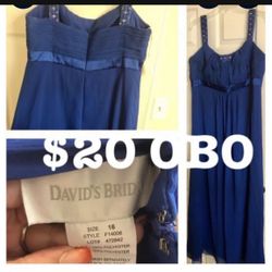 David’s Bridal Size 16 Dress