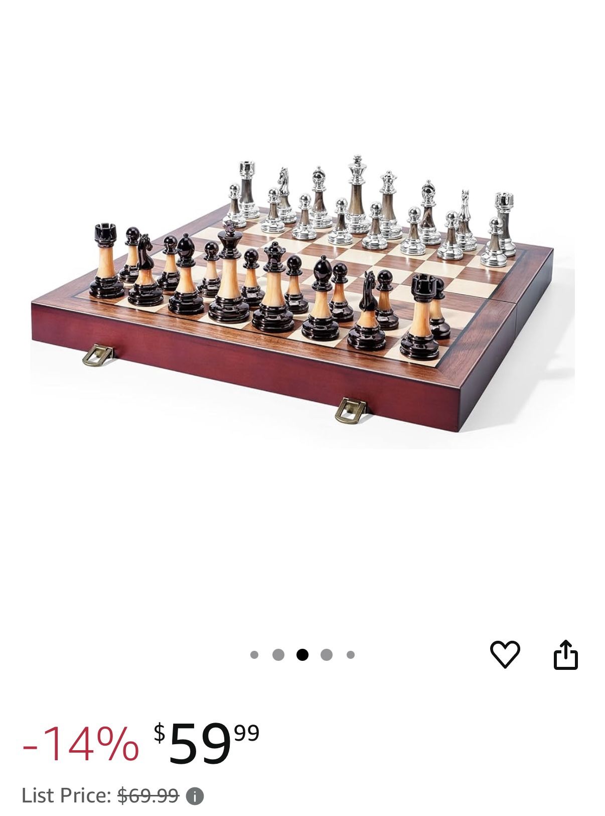 VAMSLOVE Chess Set Large 16''/42cm