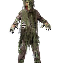 🆕Spooktacular Creations Swamp Deluxe Skeleton Living Dead Zombie Costume for Halloween Kids Monster Role-Playing ✅Retails $49.99