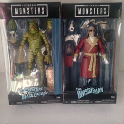 JADA UNIVERSAL MONSTERS ACTION FIGURES TOY LOT 