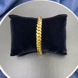 14K Cuban Bracelet 