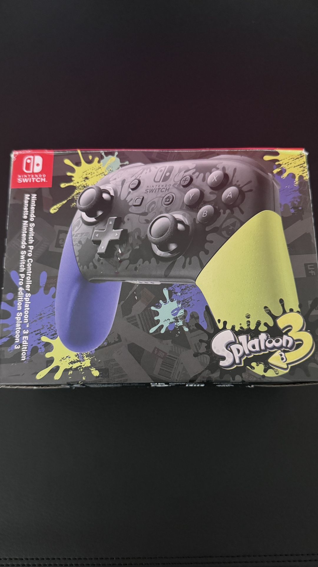 Nintendo Switch Pro Controller - Splatoon 3 Special Edition for Sale in ...