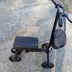 Medical Knee Walker Black Basket 