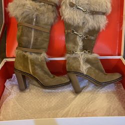 Coach mid 2024 calf boots