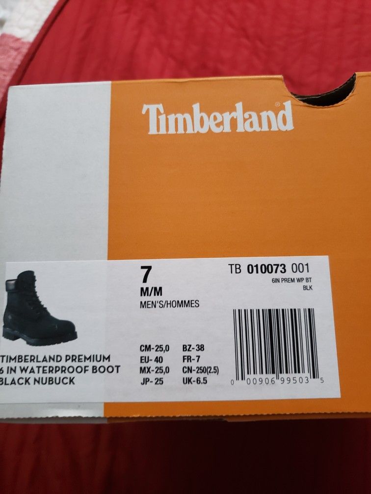 Timberland Men's Waterproof Boots Size 7