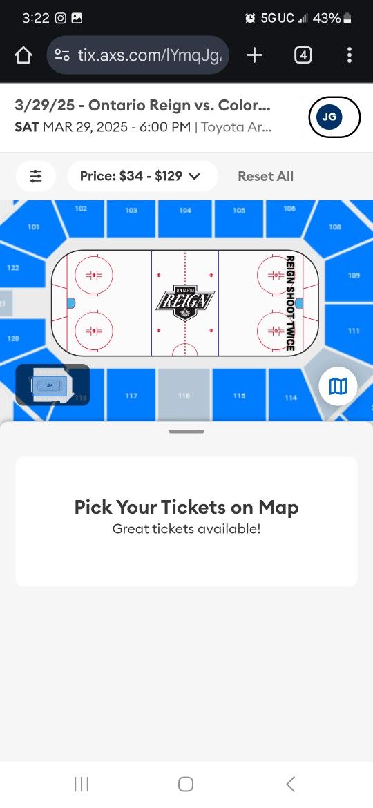 Ontario Reign Tickets
