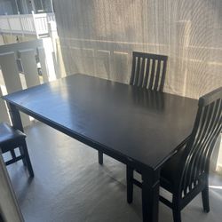 Table And 4 Chairs 