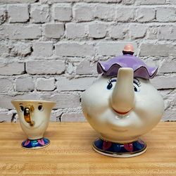 Beauty and the Beast - Mrs Potts Teapot and Chip 2pc Set