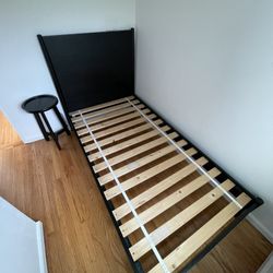 West Elm Mid Century Twin Bed frame 