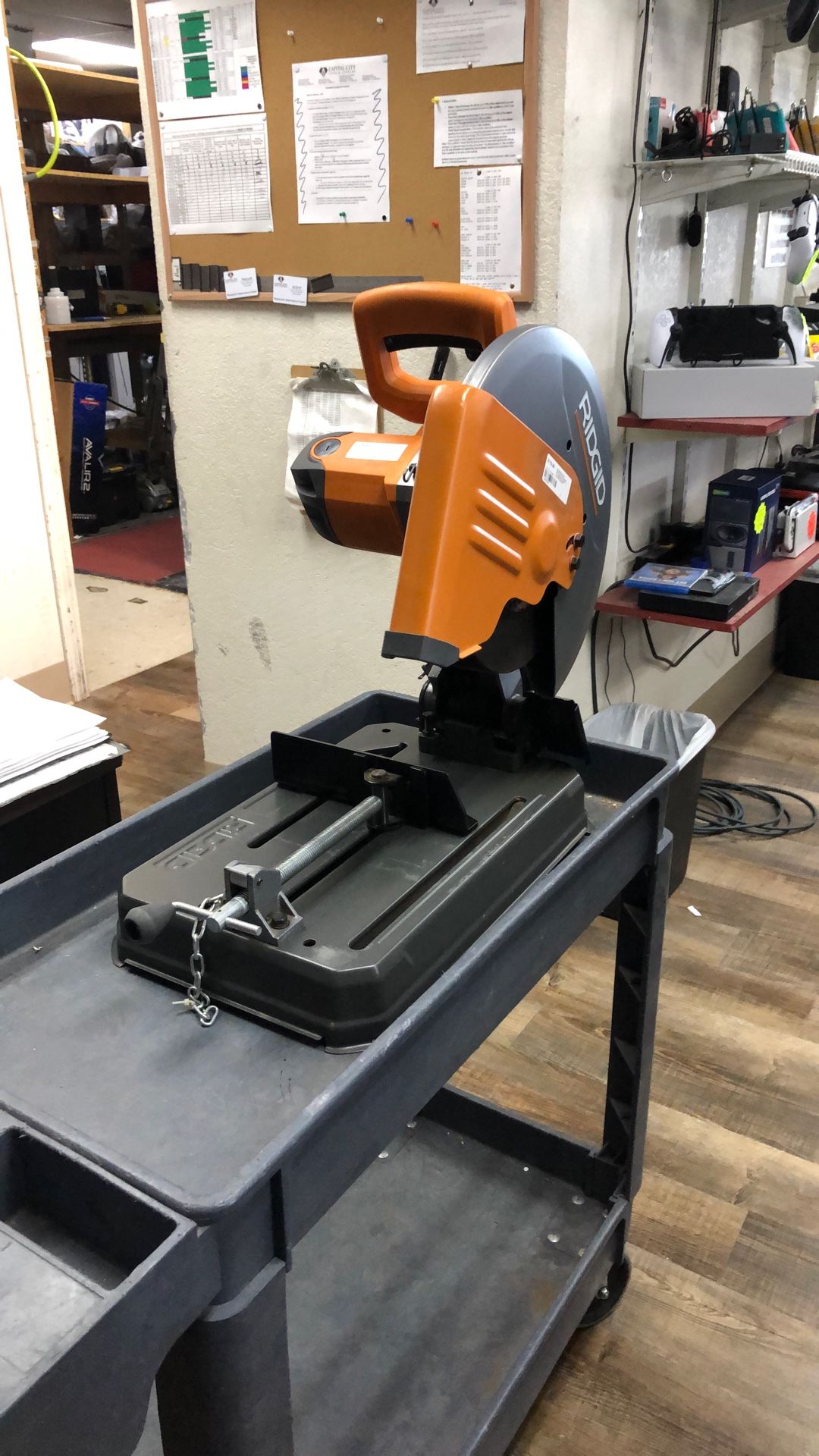 10035 Ridgid R41421 Electric Corded Cut Off Machine 30041