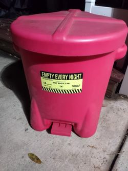 Oil Rag Waste Can