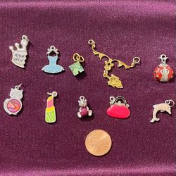 10 Charms/pendents, All For $3