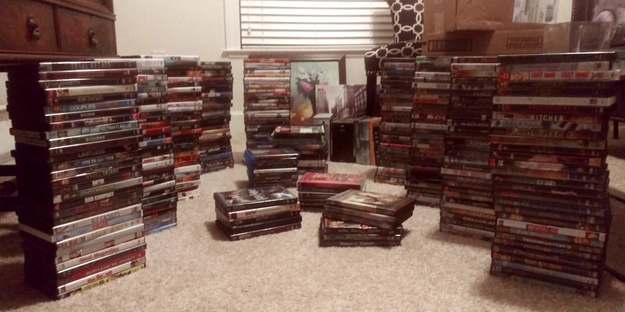 DVDs/Blu Rays-For Sale Complete Lot