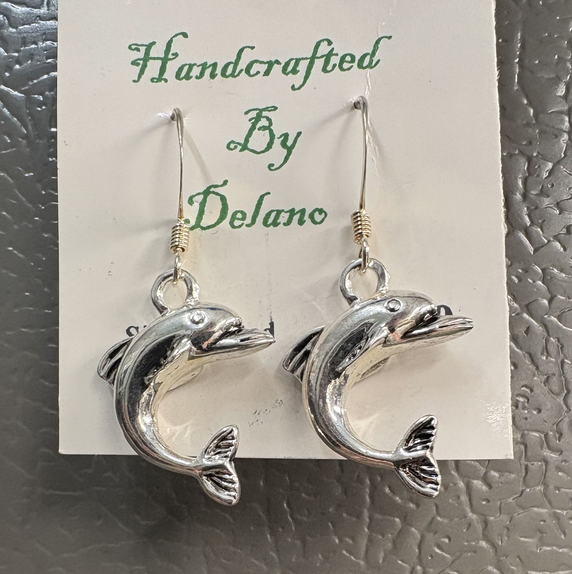 Dolphin Earrings - Silver Plated