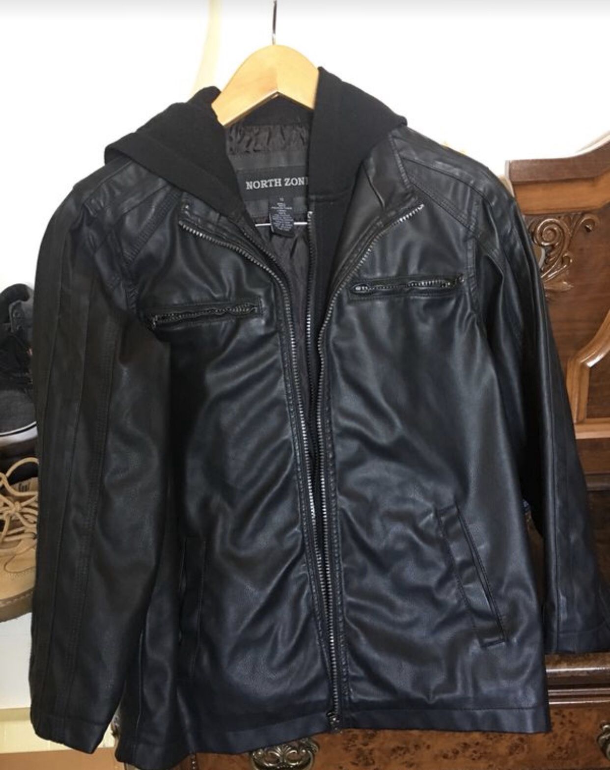 Leather imitation jacket Size - 10