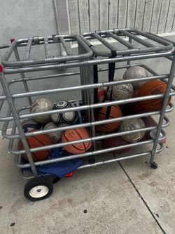Basketball Basket with ball Used