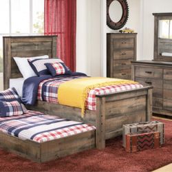 Full Size Bedroom Set With Twin Trundle Bed