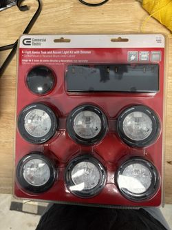 CE 6-LIGHT TASK/ACCENT LIGHT KIT W/DIMMER