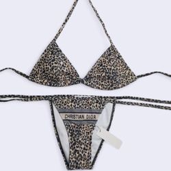 Leopard Print Bikini Set 🐆 