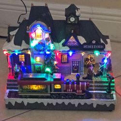 Musical LED Train Station 10 sons - READ INSIDE (Animated)