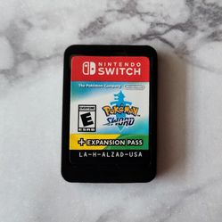 Pokemon Sword + Expansion Pack For Nintendo Switch  TESTED WOULD TRADE
