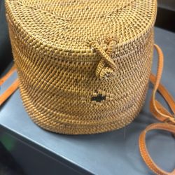 Rattan Backpack