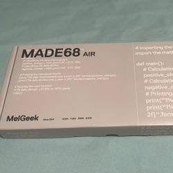 MelGeek Made68 Air (Brand New) Hall Effect Low Profile Switches
