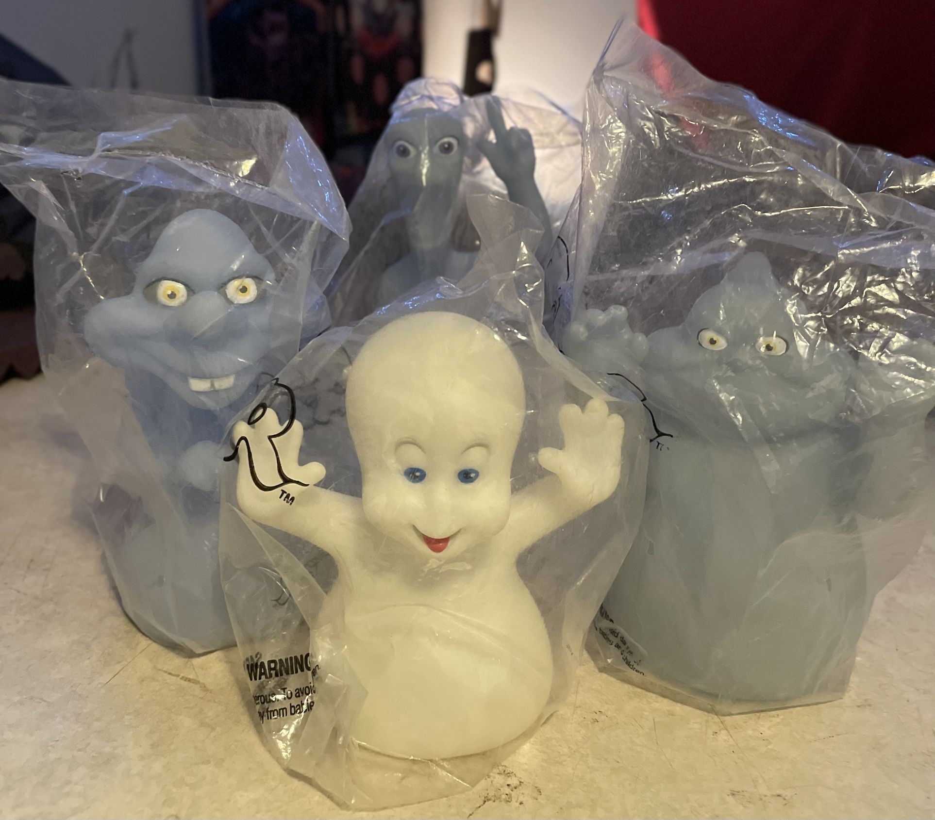 Vintage Toy Lot Of 3 Sets: Anastasia, Casper, & Chevron Cars