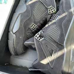 AIR JORDAN 4 RETRO BLACK/BLACK-LT