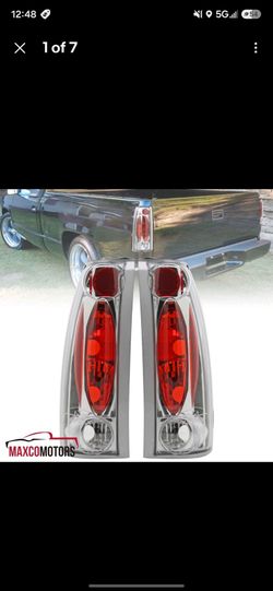 Red tail lights for Chevy Silverado