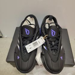 adidas Dame 9 Basketball Shoes Men's JI1938 Core Black/Cloud White/Cobalt Blue