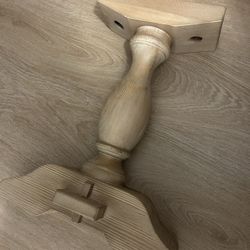 Reclaimed Wood Base For Bench Have 3 