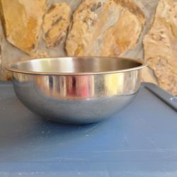 Choice 4 Qt. Standard Weight Stainless Steel Mixing Bowl